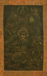 Schwarzer Mantel Mahakala oder Bernag Chen